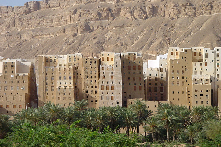 The mud skyscrapers of Shibam