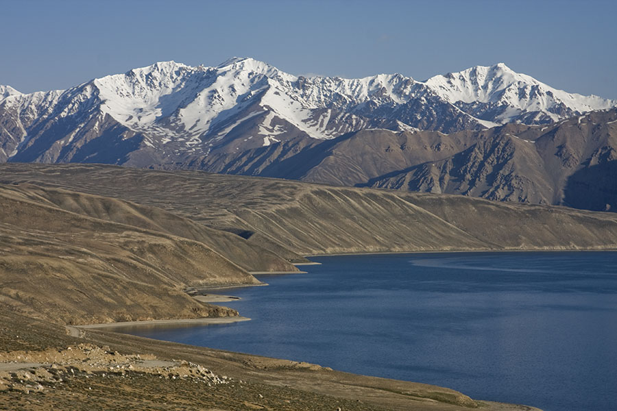 Lake Yashil Kul in the northeast of Tajikistan