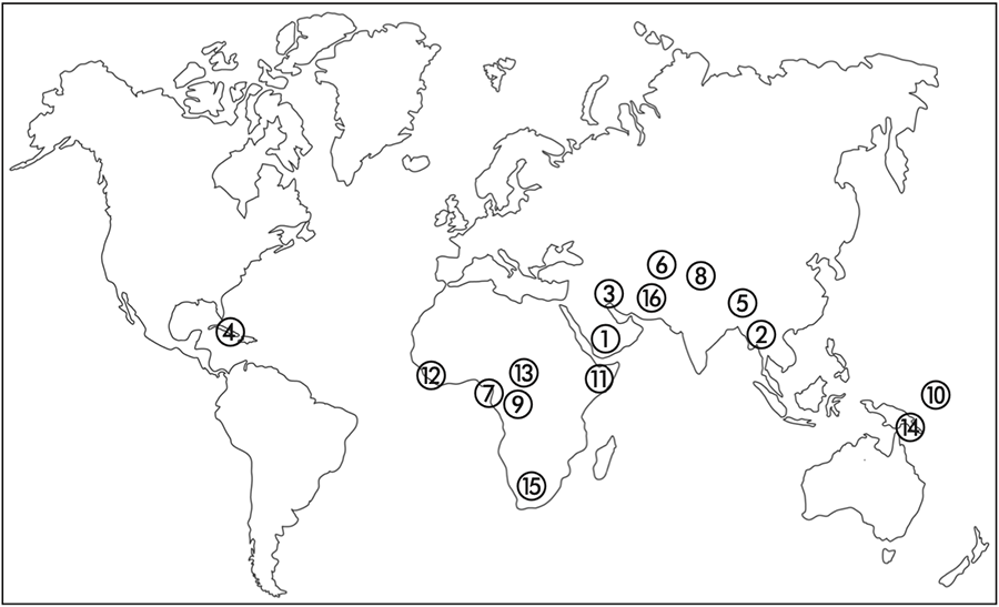 Map of the world